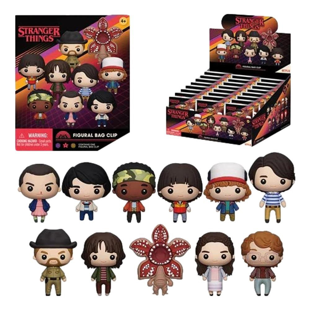 stranger things figural bag clip series 2