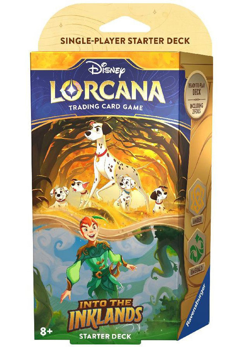 Disney Lorcana Into The Inklands - Starter Deck - Amber & Emerald