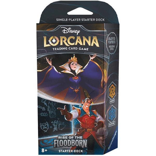 Disney Lorcana Rise Of The Floodborn - Starter Deck - Amber & Sapphire