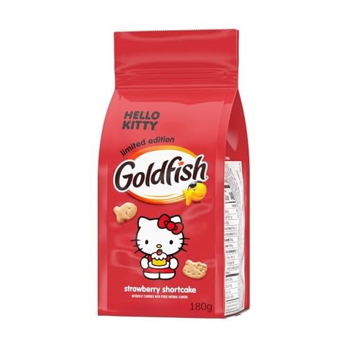 Hello Kitty Goldfish Strawberry Shortcake 180g