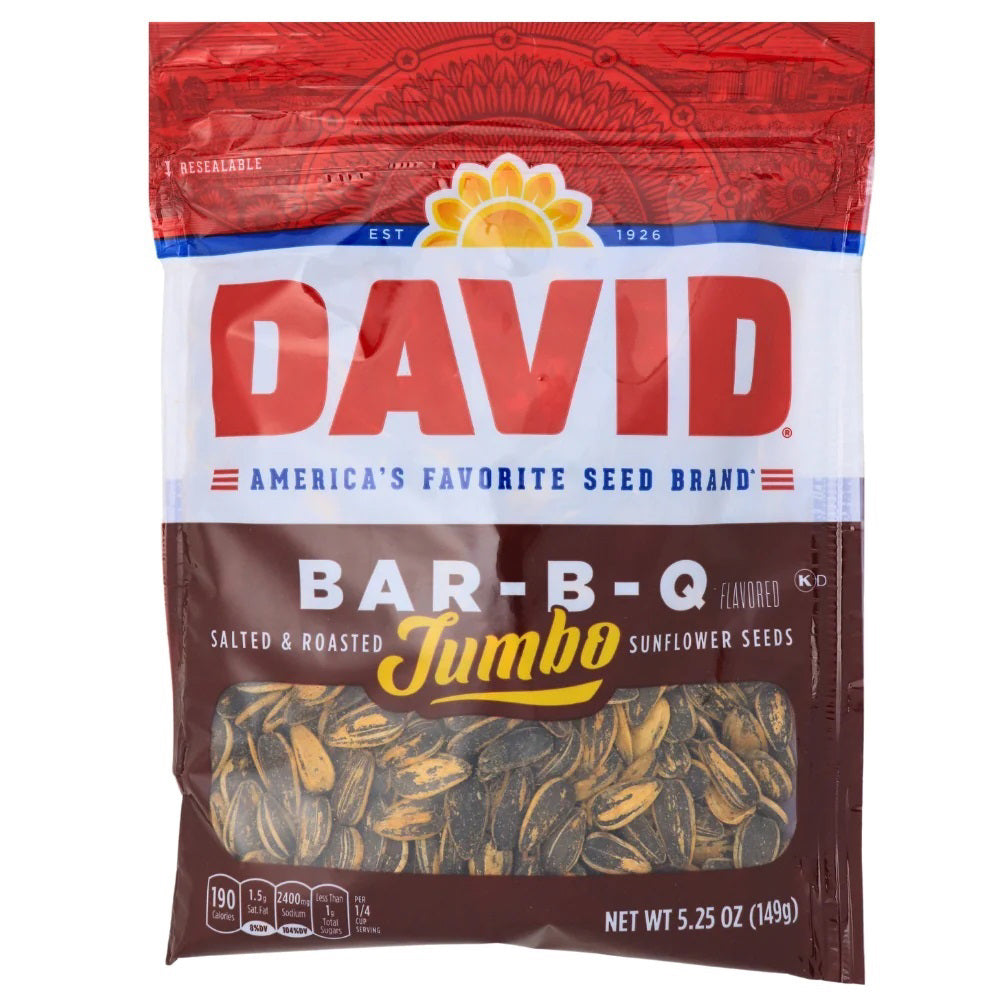 David BBQ Sunflower Seeds 149g