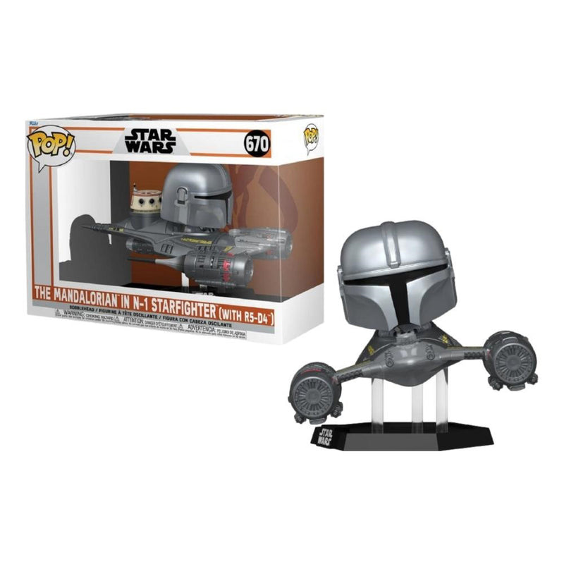 POP! Rides Star Wars - The Mandalorian in N-1 Starfighter (670)