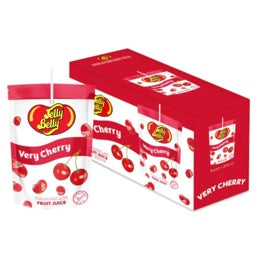 Jelly Belly Very cherry Drink Pouches 8pk Best By 10/01/24