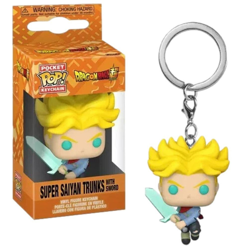 POP! Keychain DragonBall Super - SS Trunks with Sword