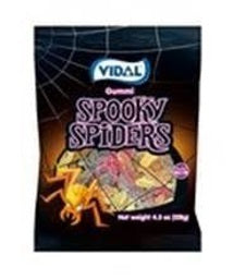 Vidal Gummi Spooky Spiders 128g Best By 05/2024